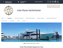 Tablet Screenshot of charterintermares.com